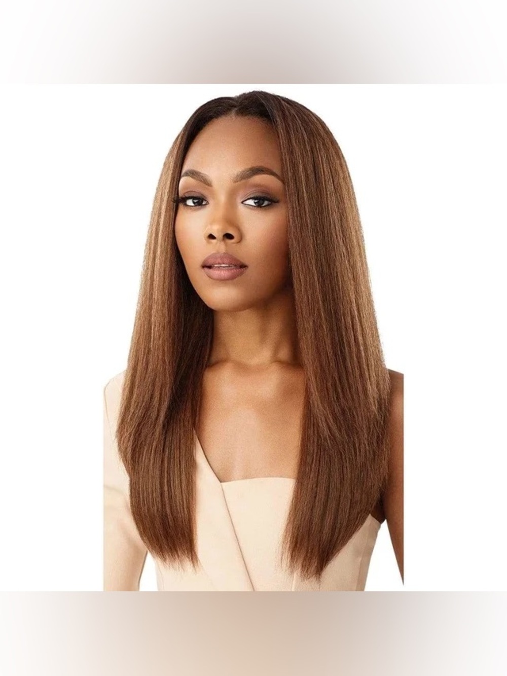 NWT - Outre Quick Weave “Neesha” Straight Wig - DR2/Honey Brown